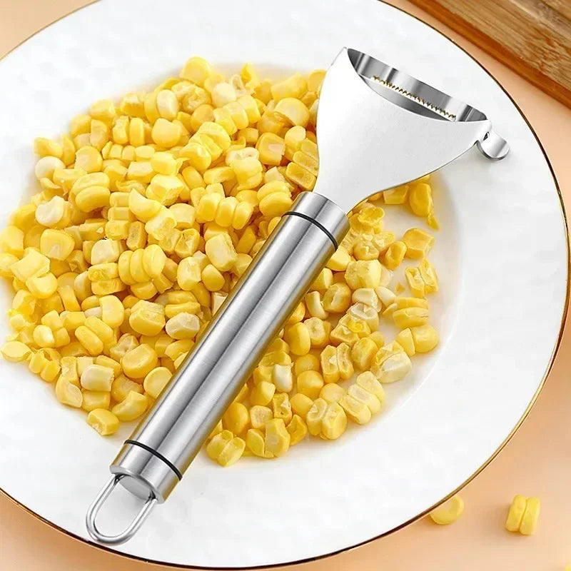 1PC 304 Stainless Steel Grater Corn Grater Peel Kitchen Home Corn Knife Fishing Corn Peeling Kitchen Gadgets and Accessories