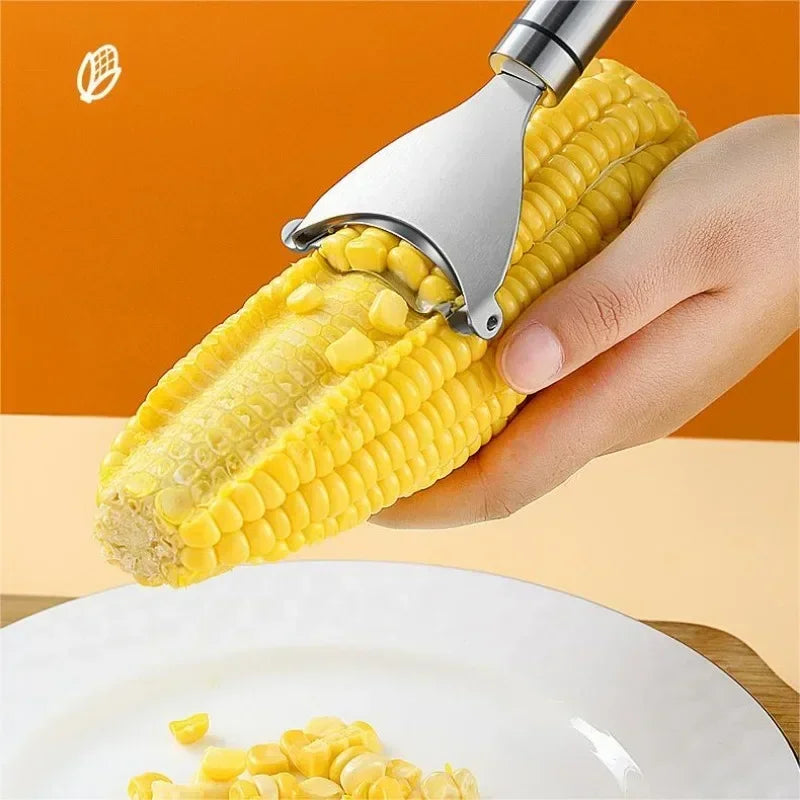 1PC 304 Stainless Steel Grater Corn Grater Peel Kitchen Home Corn Knife Fishing Corn Peeling Kitchen Gadgets and Accessories